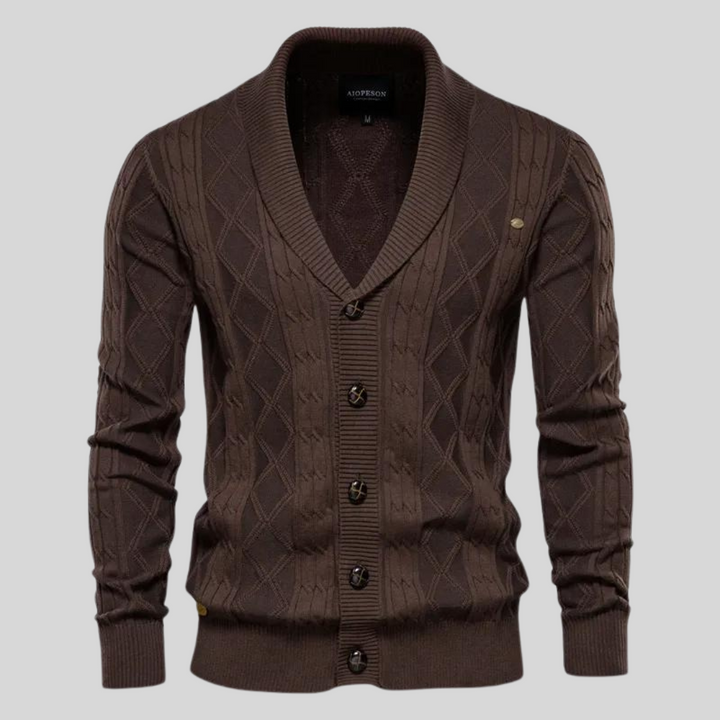 Callan | Luxury Knit Cardigan with V-Neck and Cold-Weather Comfort