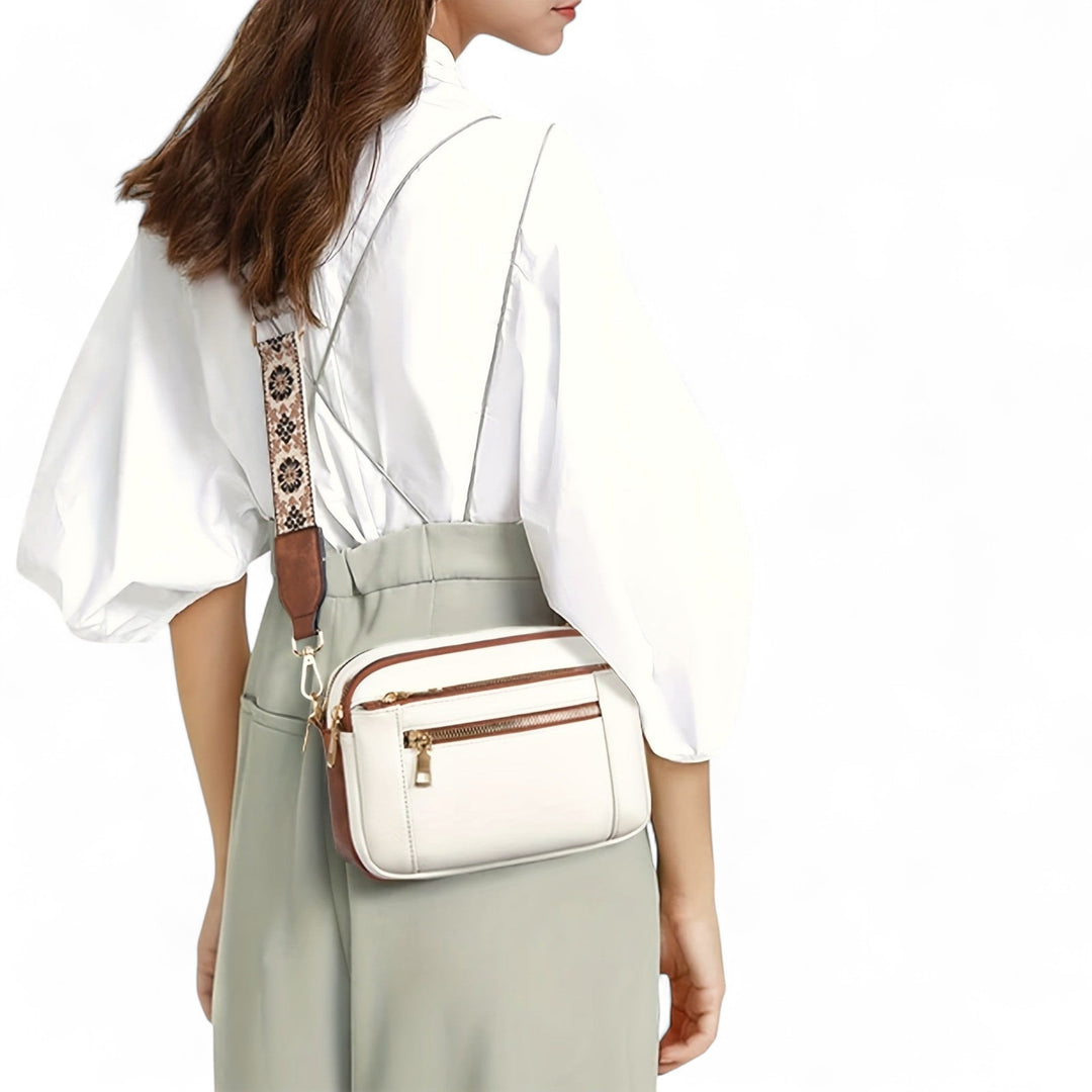 Clémence | Sac Bandoulière Tendance à Sangle Fleurie