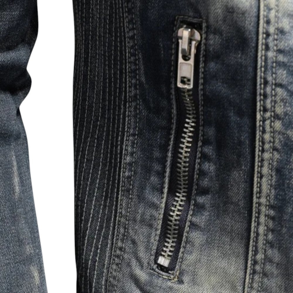 Trent | Veste en jean robuste à fermeture éclair