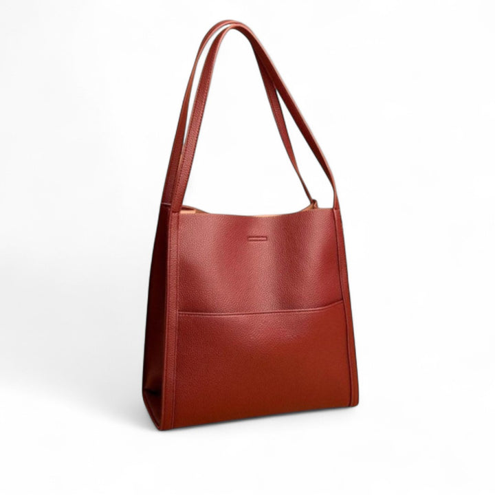 Clémence | Sac Cabas Élégant en Cuir Grainé