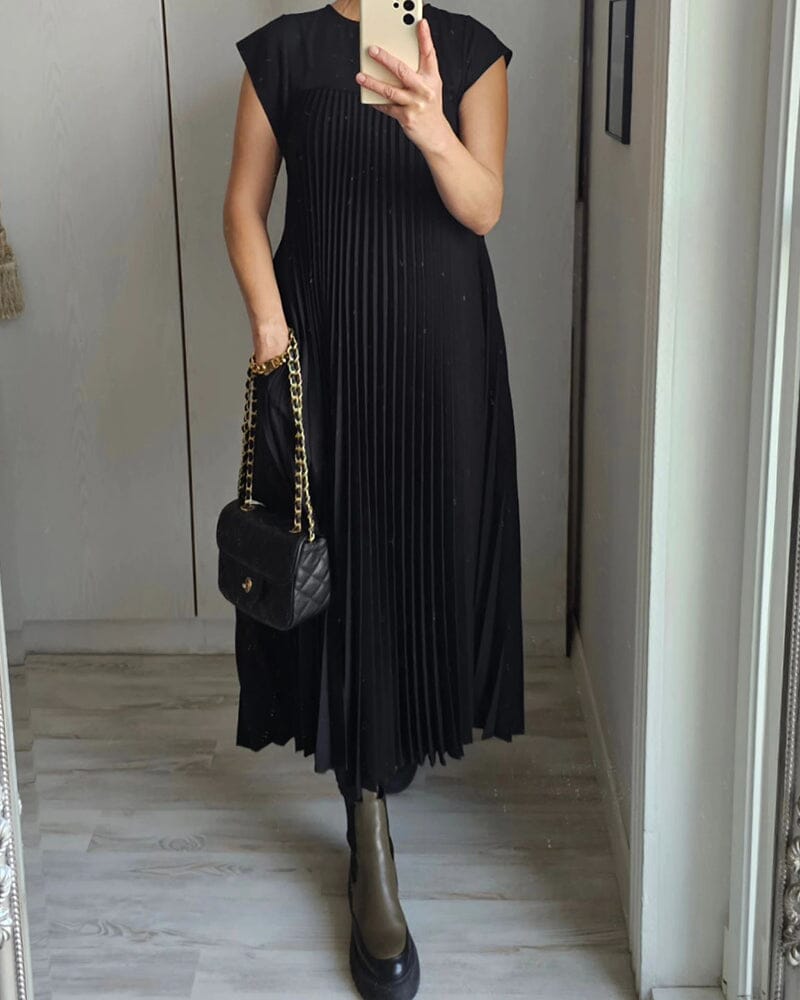 Lara Pleated Dress
