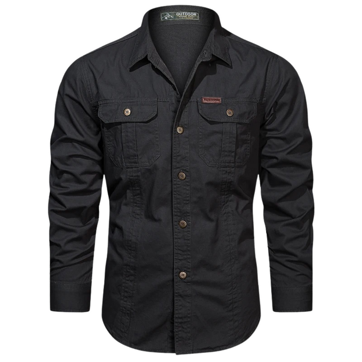 Sidney | Chemise overshirt cargo à manches longues