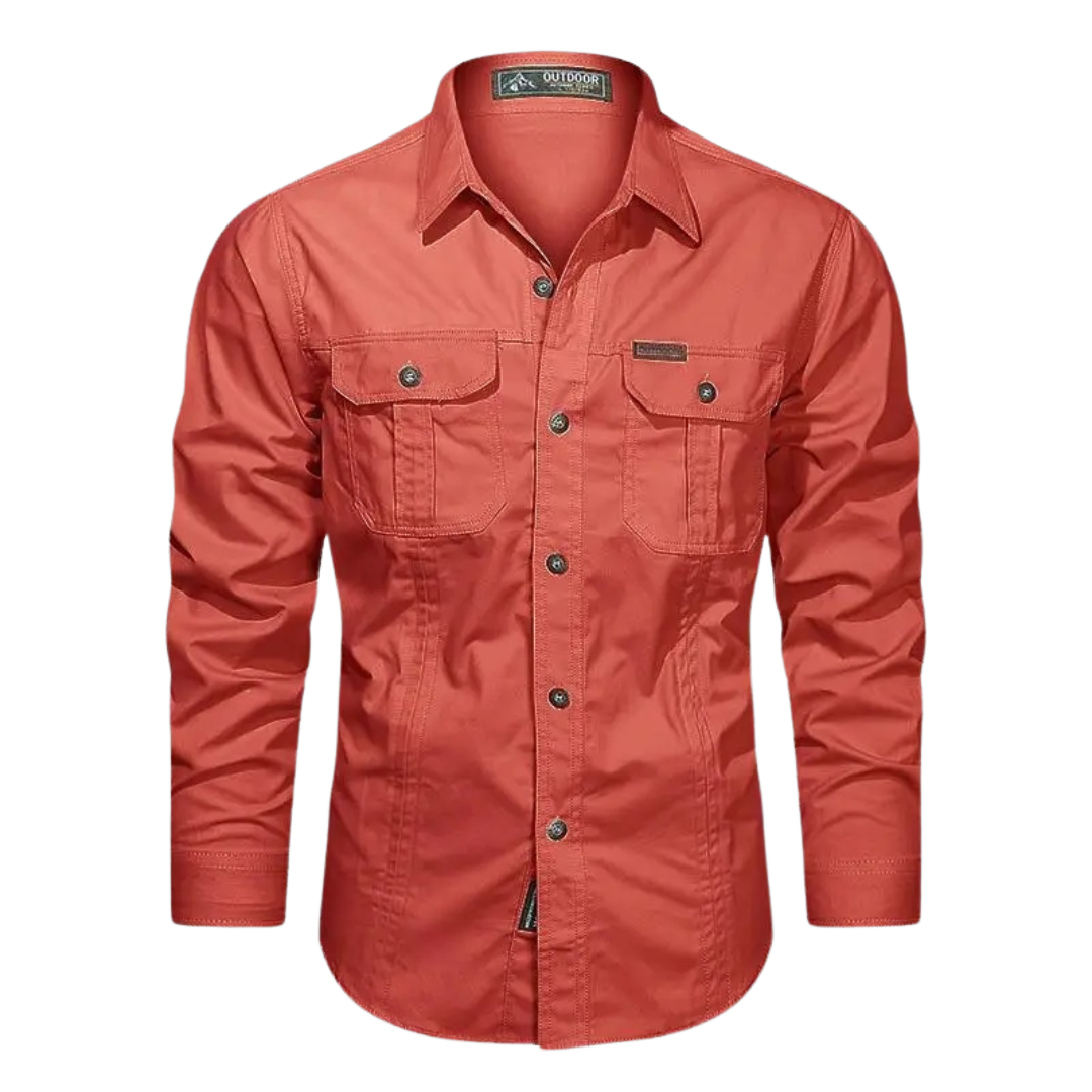 Sidney | Chemise overshirt cargo à manches longues