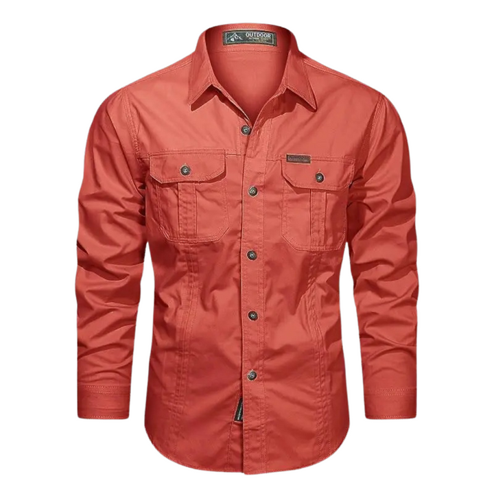 Sidney | Chemise overshirt cargo à manches longues