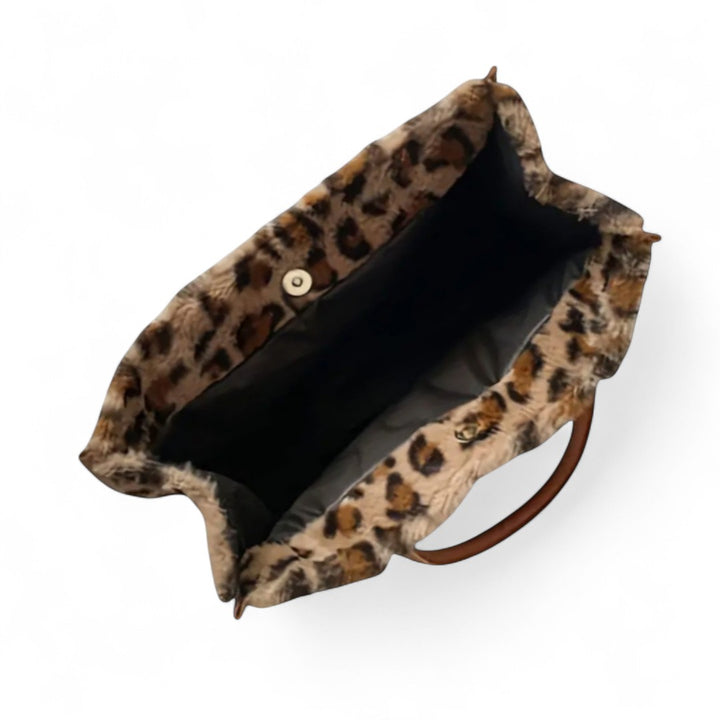 Amandine | Sac Cabas Léopard Doux et Spacieux