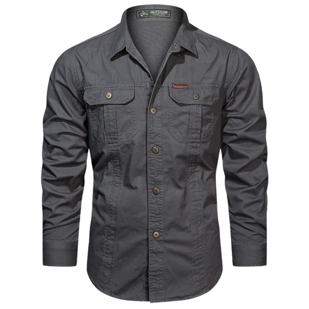 Sidney | Chemise overshirt cargo à manches longues