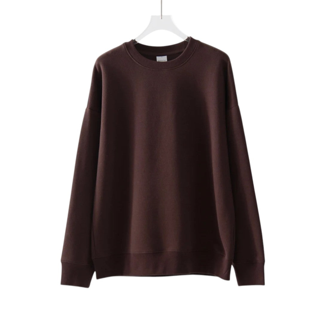 Camille | Pull Douillet à Col Rond Coupe Décontractée