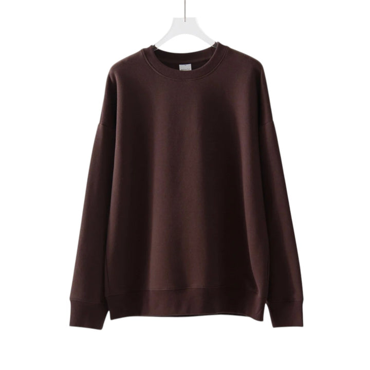 Camille | Pull Douillet à Col Rond Coupe Décontractée