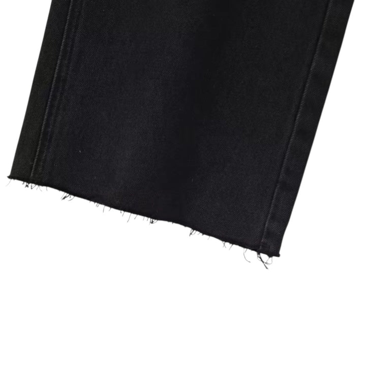 Sienna | Jean en denim à jambe large et taille haute