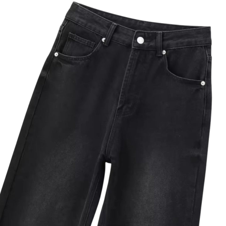Sienna | Jean en denim à jambe large et taille haute