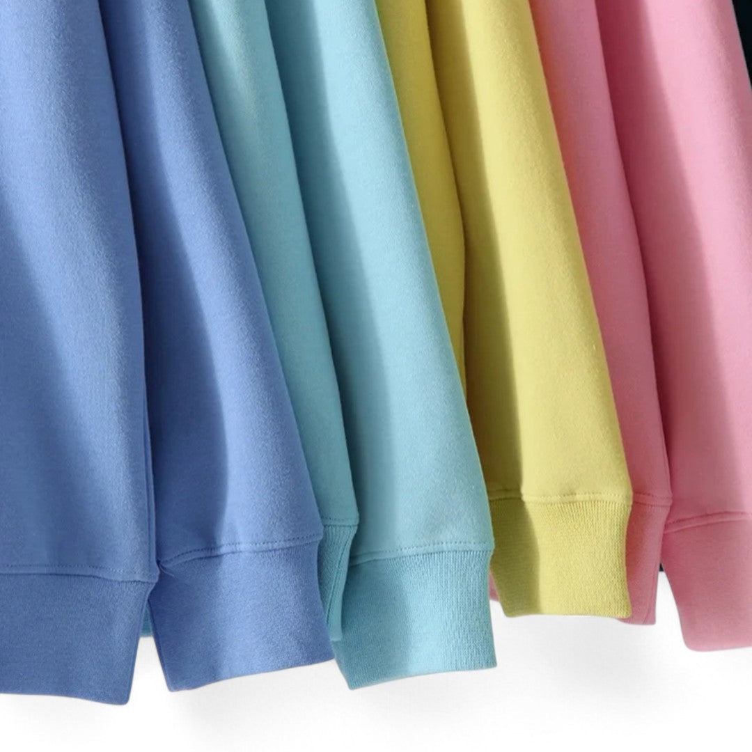 Camille | Pull Douillet à Col Rond Coupe Décontractée