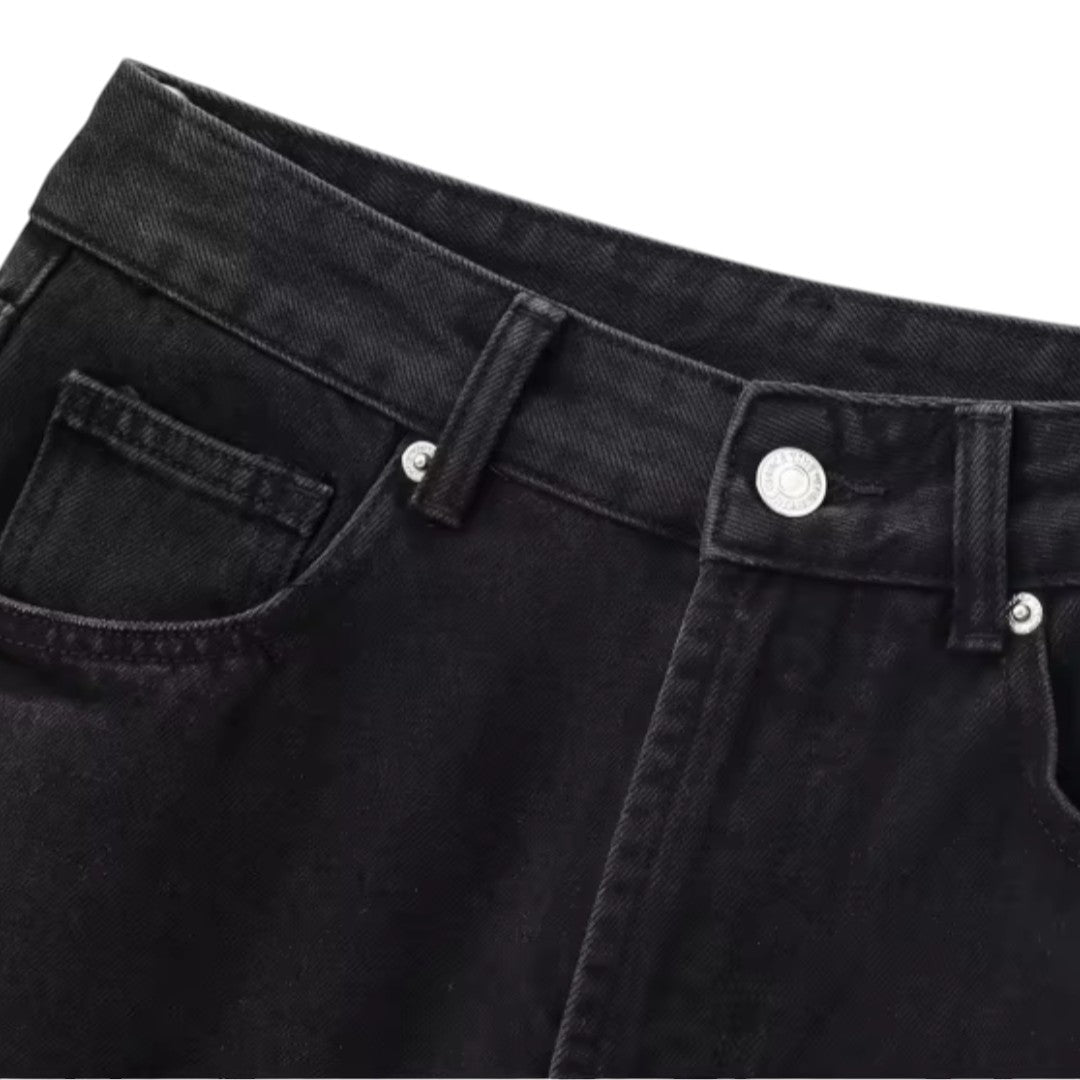 Sienna | Jean en denim à jambe large et taille haute