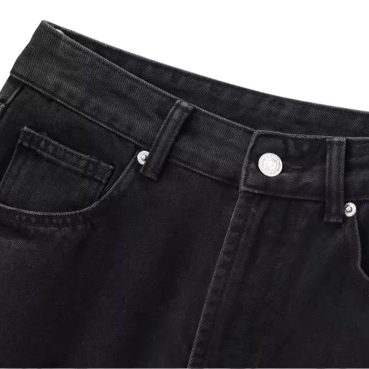 Sienna | Jean en denim à jambe large et taille haute
