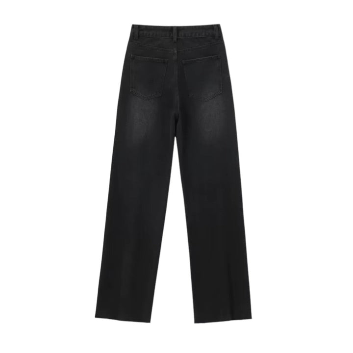 Sienna | Jean en denim à jambe large et taille haute