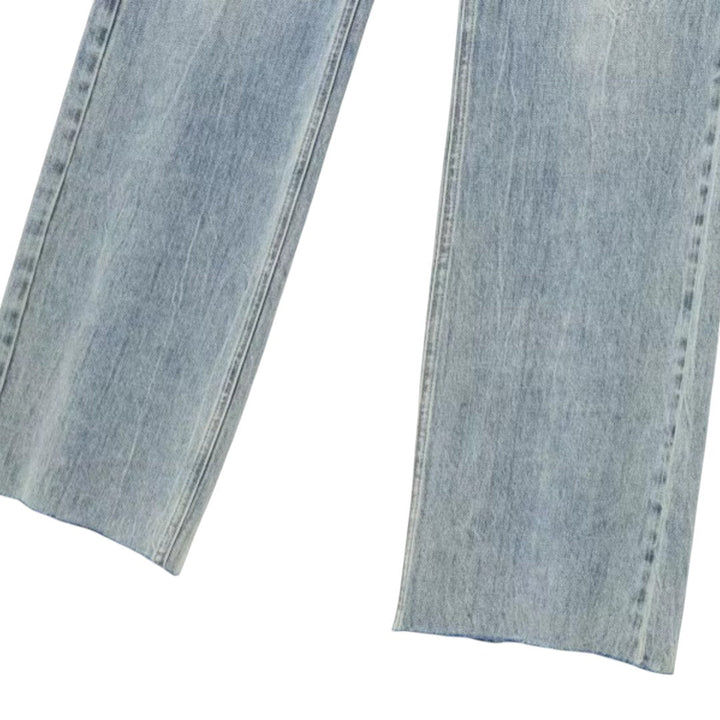 Sienna | Jean en denim à jambe large et taille haute