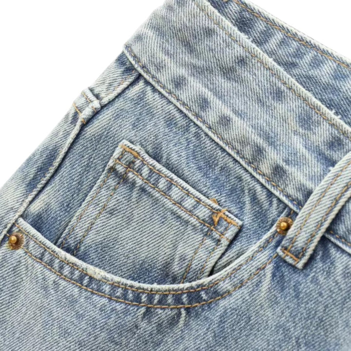 Sienna | Jean en denim à jambe large et taille haute