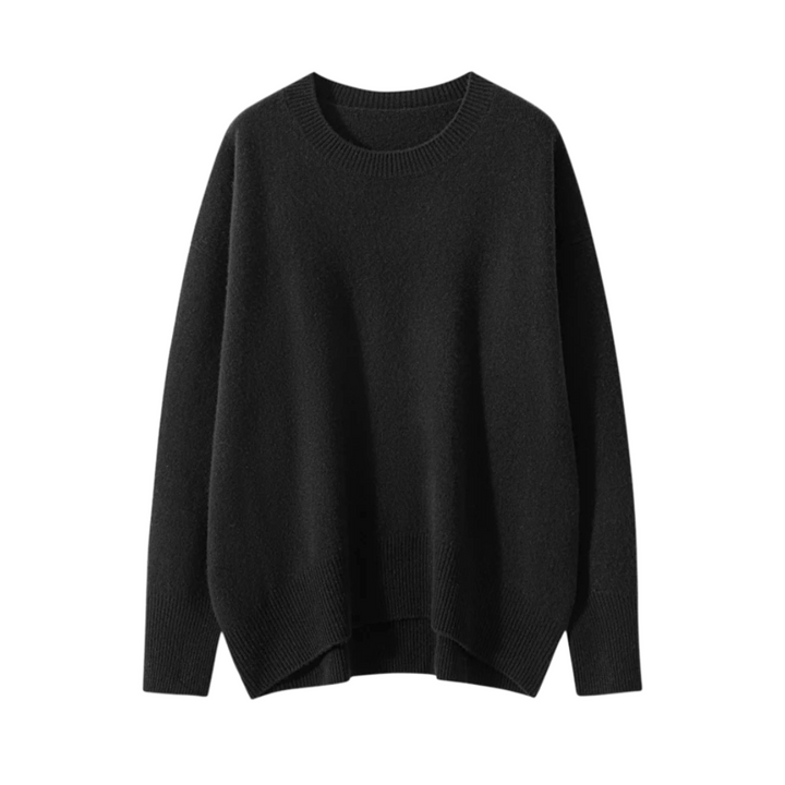 Élodie | Pull Douillet Col Rond en Maille Brossée