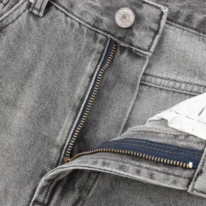 Sienna | Jean en denim à jambe large et taille haute