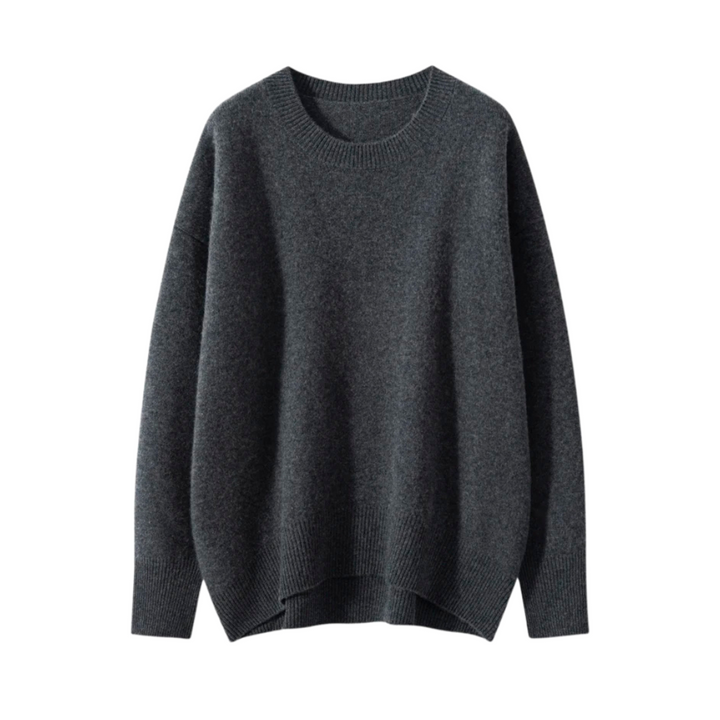 Élodie | Pull Douillet Col Rond en Maille Brossée