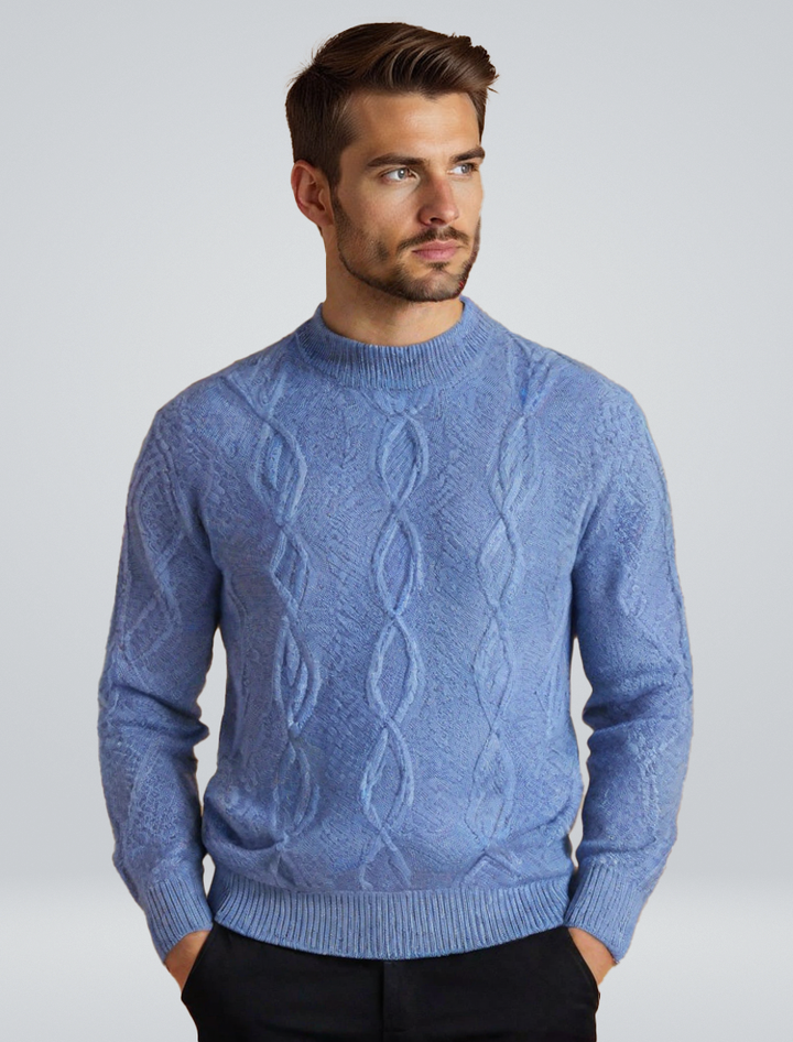 Cameron | Pull en maille torsadée avec texture douce et style intemporel
