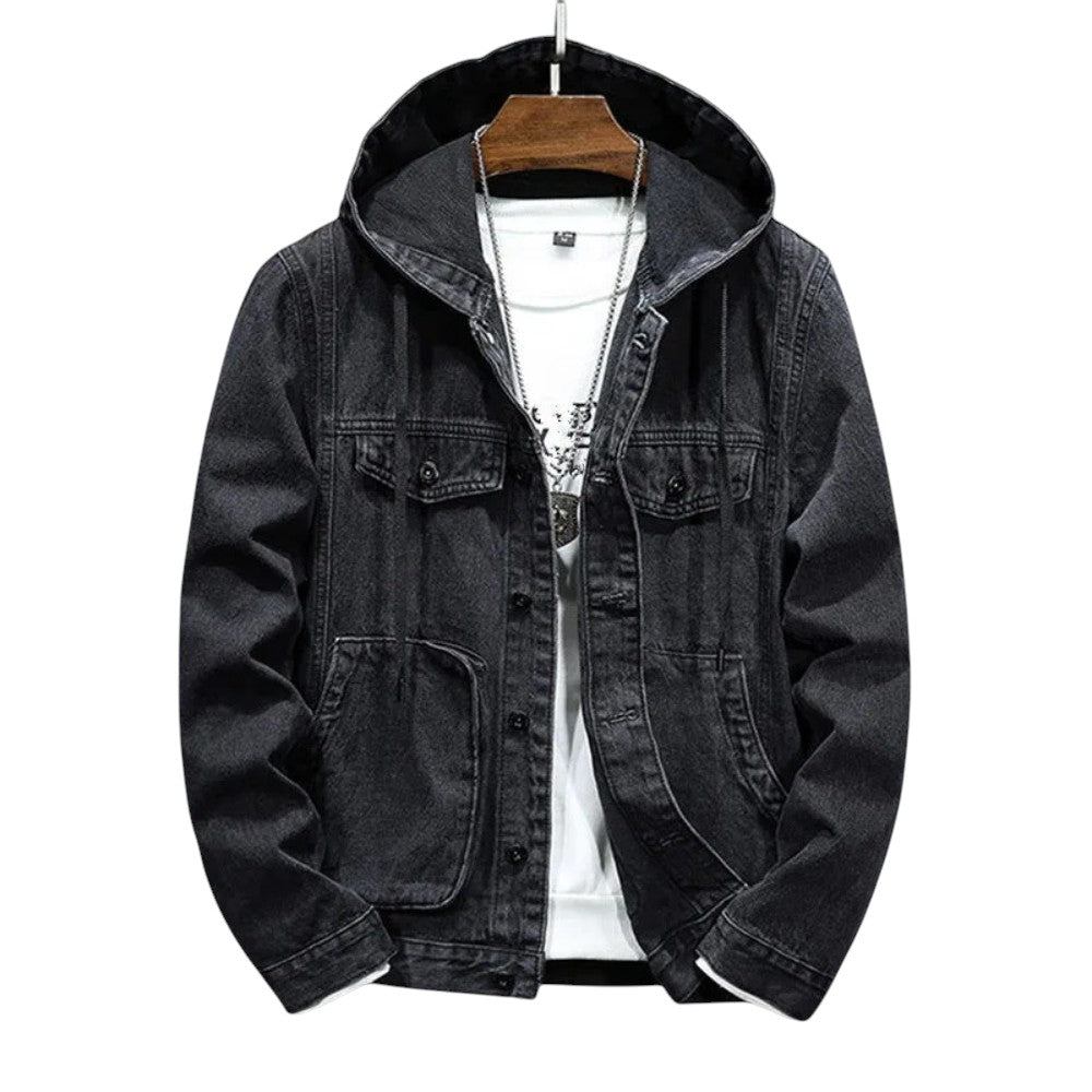 Mason | Veste en jean à capuche avec une touche urbaine