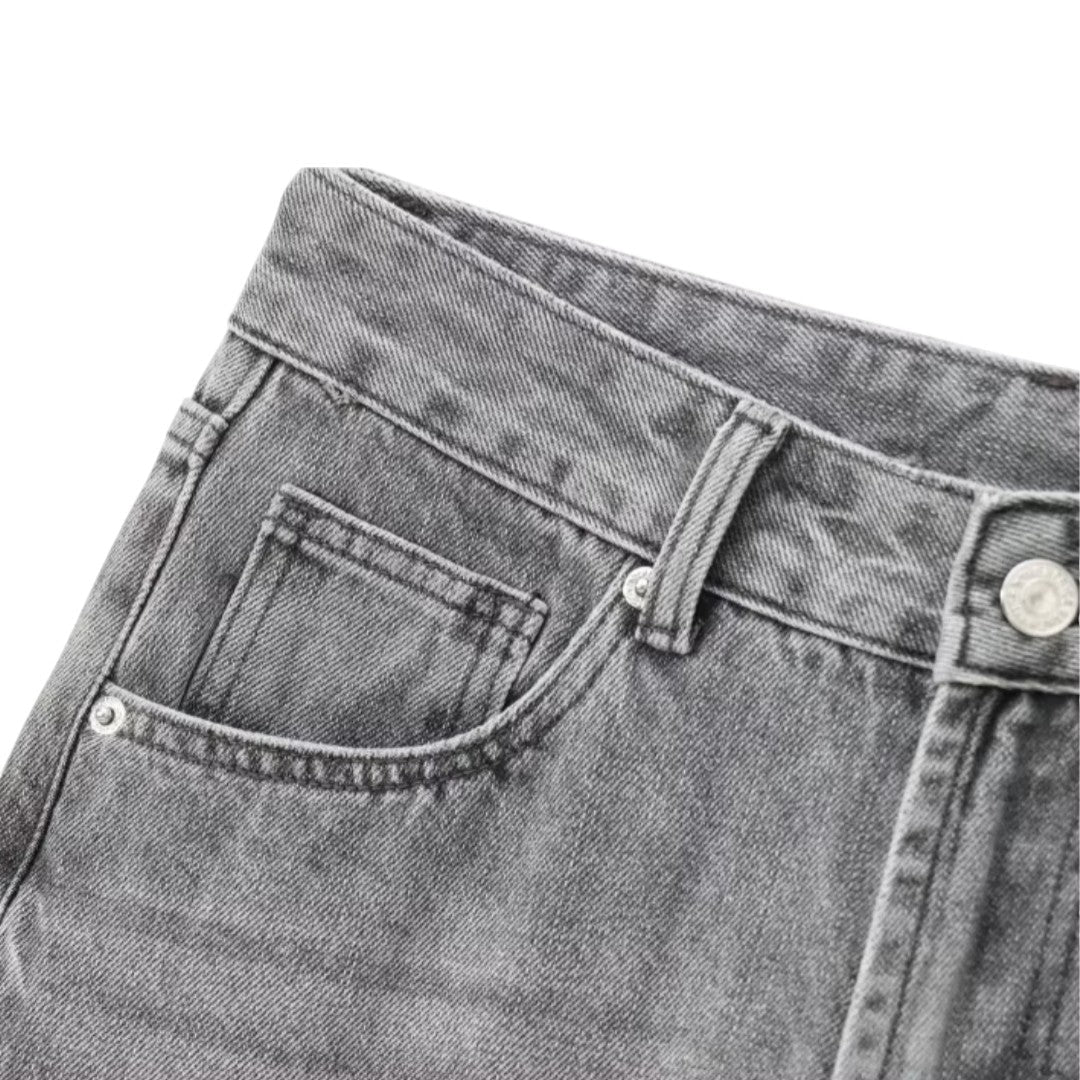 Sienna | Jean en denim à jambe large et taille haute