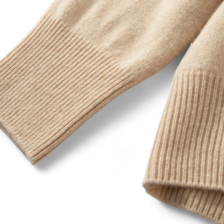 Élodie | Pull Douillet Col Rond en Maille Brossée