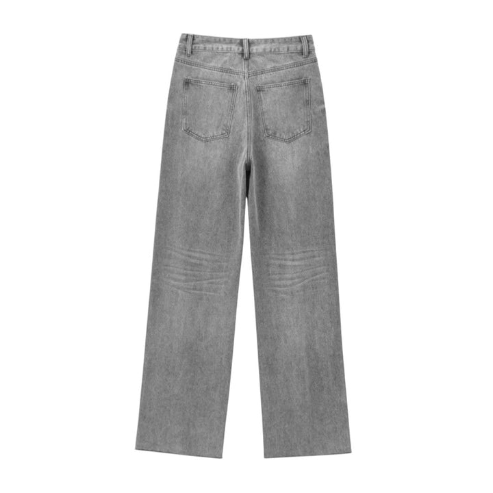 Sienna | Jean en denim à jambe large et taille haute