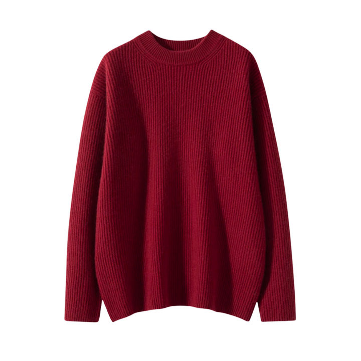 Amandine | Pull côtelé à col rond ultra doux