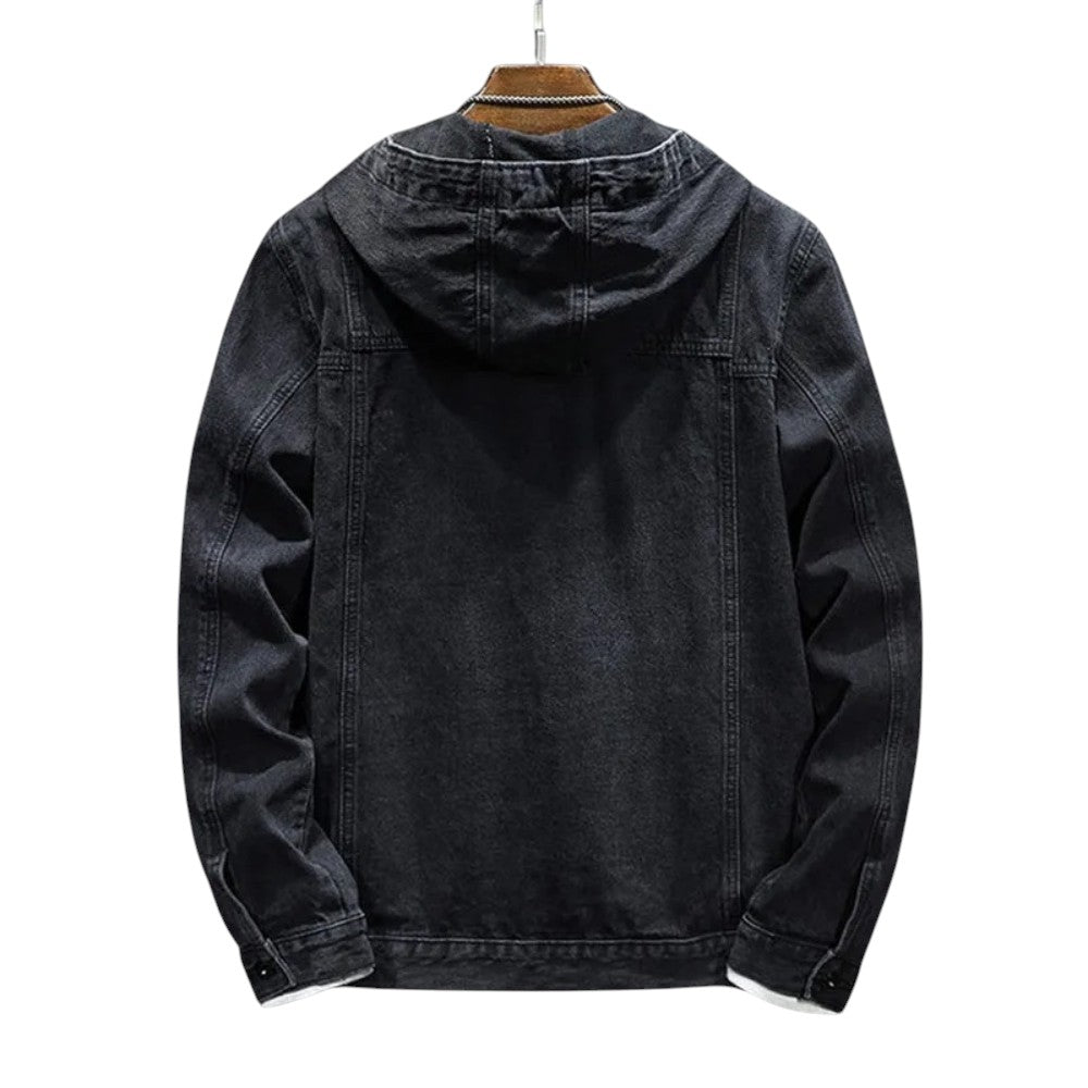 Mason | Veste en jean à capuche avec une touche urbaine