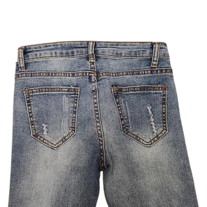 Jean skinny ornés Amelia avec accents en perles de luxe