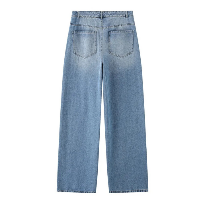 Matilda | Jeans en denim à coupe ample et jambe large