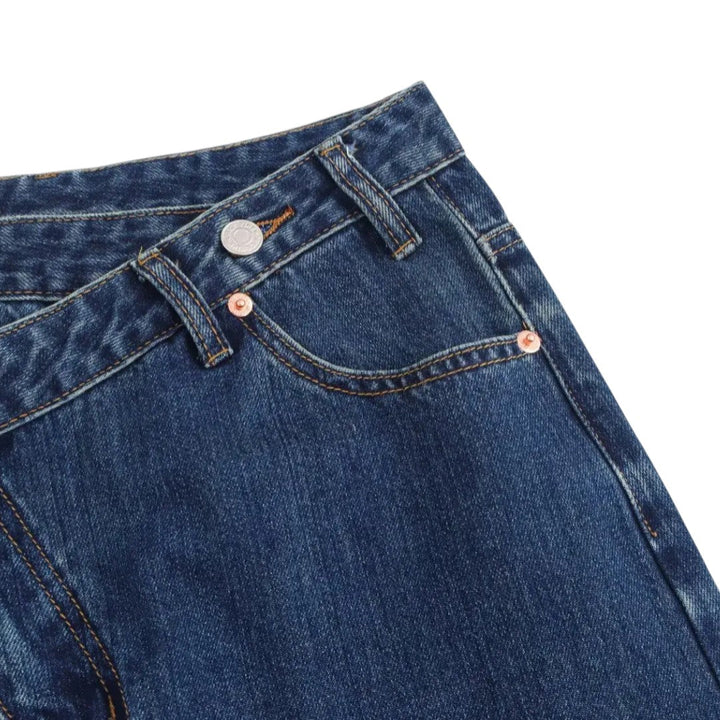 Ava | Jean large à taille asymétrique et jambes larges