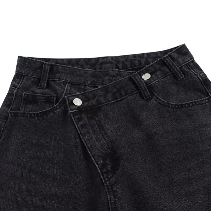 Ava | Jean large à taille asymétrique et jambes larges