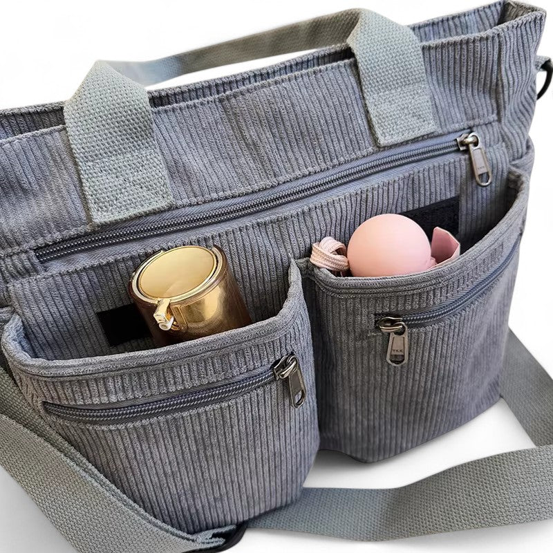 Élodie | Sac bandoulière souple à multiples poches