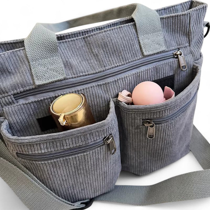 Élodie | Sac bandoulière souple à multiples poches