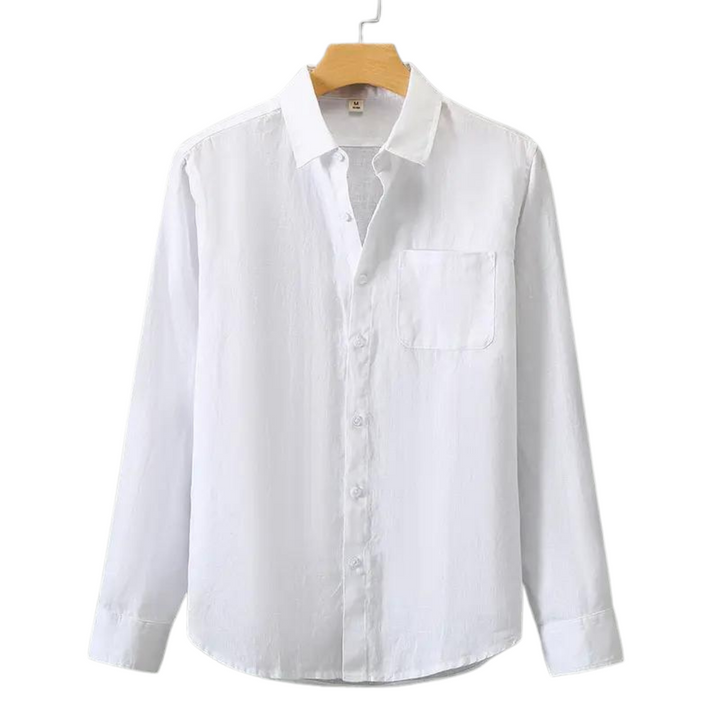 Chemise en lin respirante Mitchell à coupe décontractée