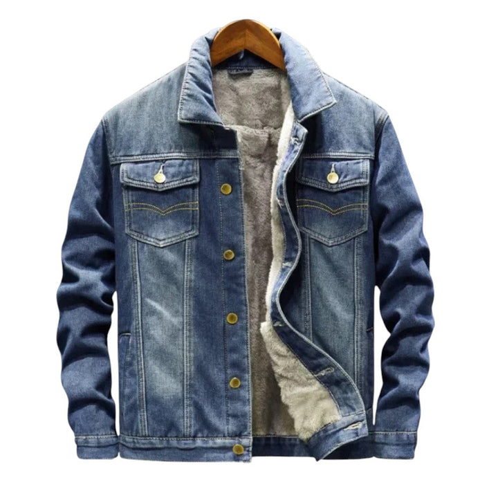 Marcus | Veste en jean doublée Sherpa pour un confort par temps froid