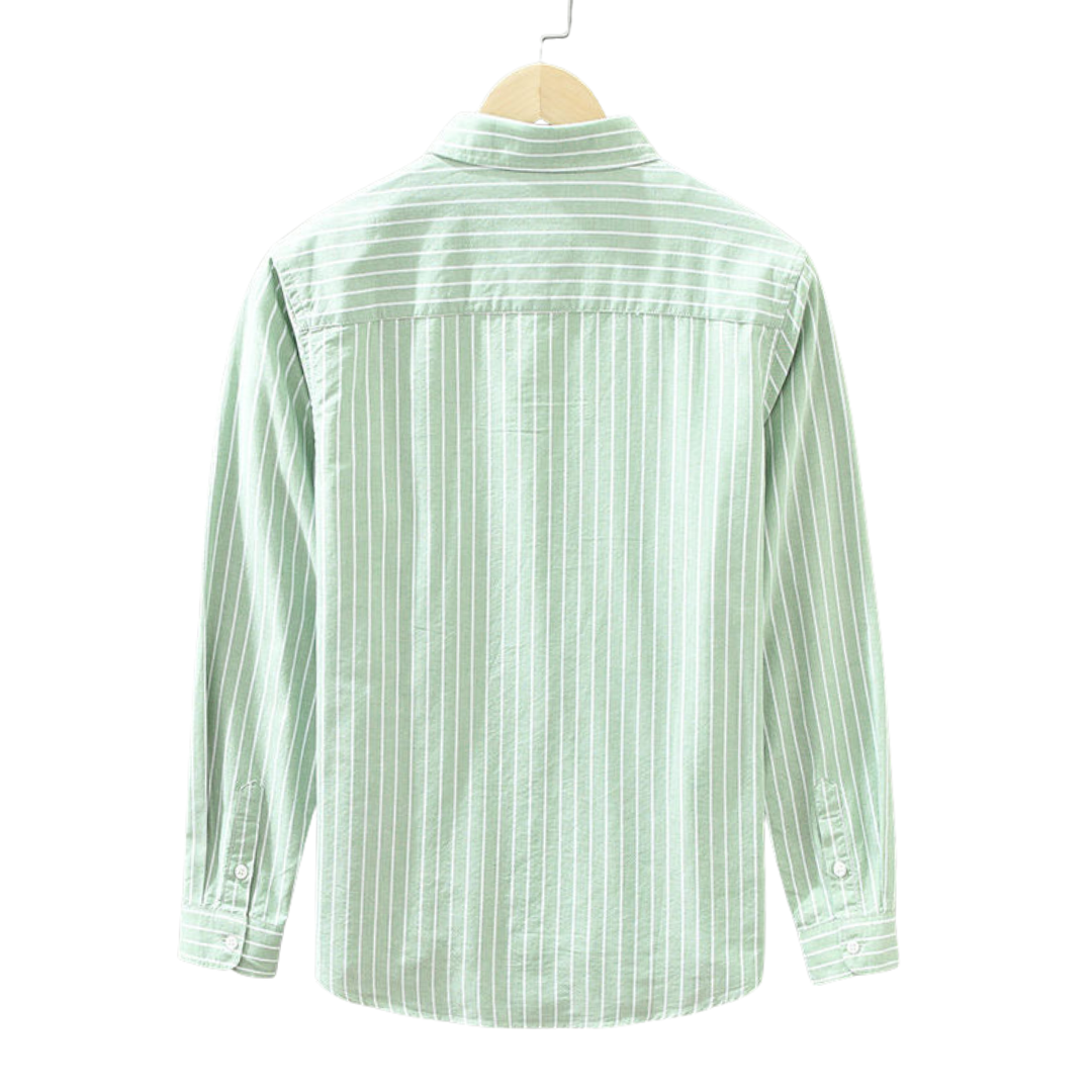 Dean | Chemise en lin rayée pour un confort frais