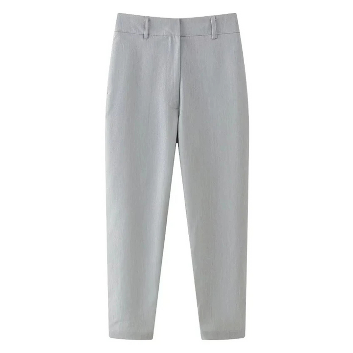 Noémie | Pantalon habillé taille haute à coupe cigarette