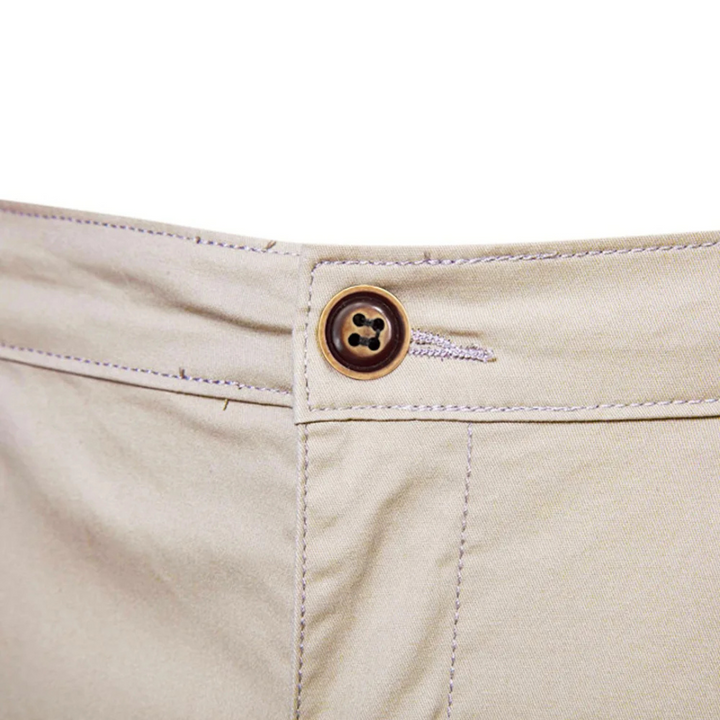 Troy | Short en Smart à Taille Élastique et Détail de Bouton