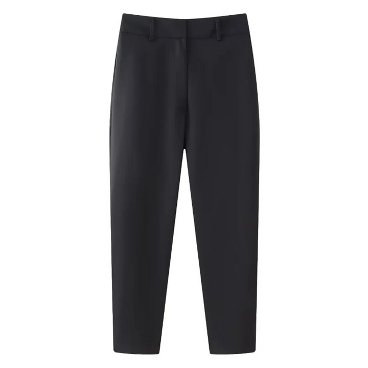 Noémie | Pantalon habillé taille haute à coupe cigarette