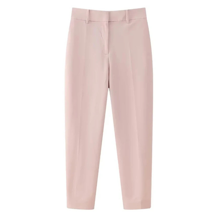 Noémie | Pantalon habillé taille haute à coupe cigarette