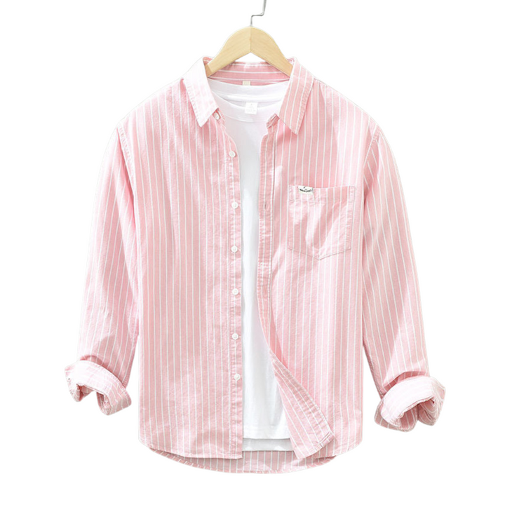 Dean | Chemise en lin rayée pour un confort frais