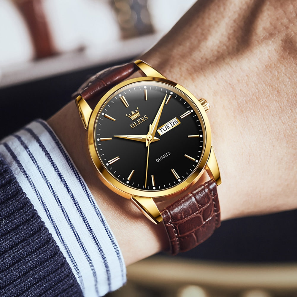 Van Baerle® - Montre en cuir de luxe pour affaires
