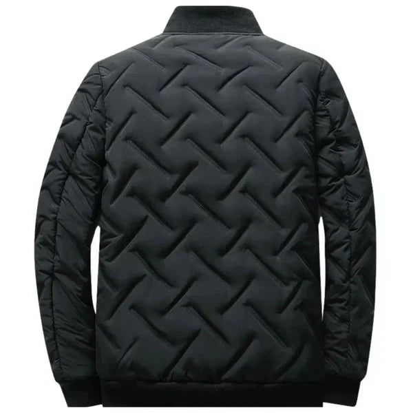 Tyson | Veste bomber Chevron rembourrée avec bouclier épuré