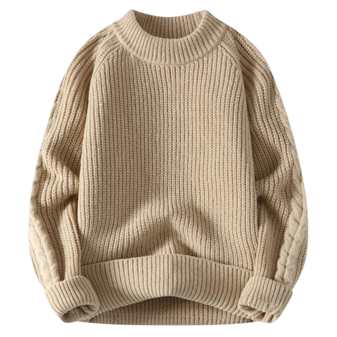 Ashton | Pull en coton classique avec motif intemporel et confort respirant