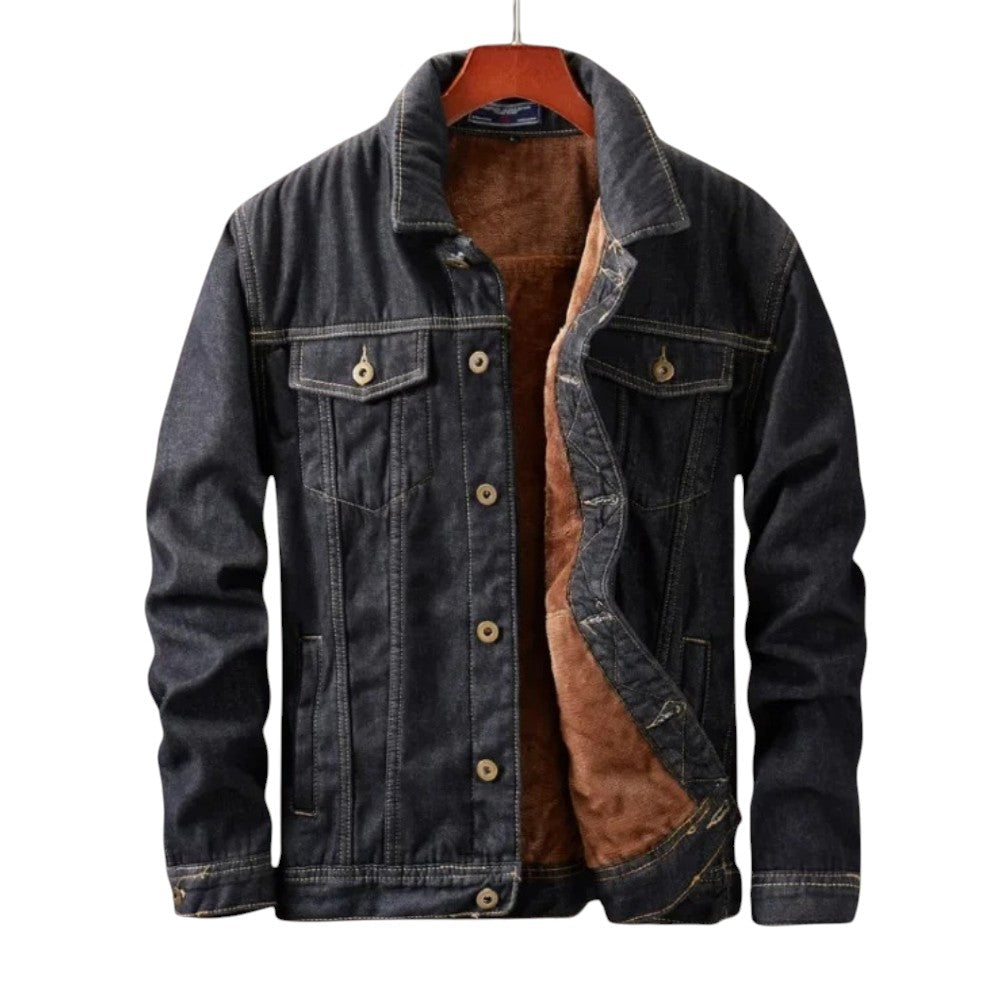 Marcus | Veste en jean doublée Sherpa pour un confort par temps froid