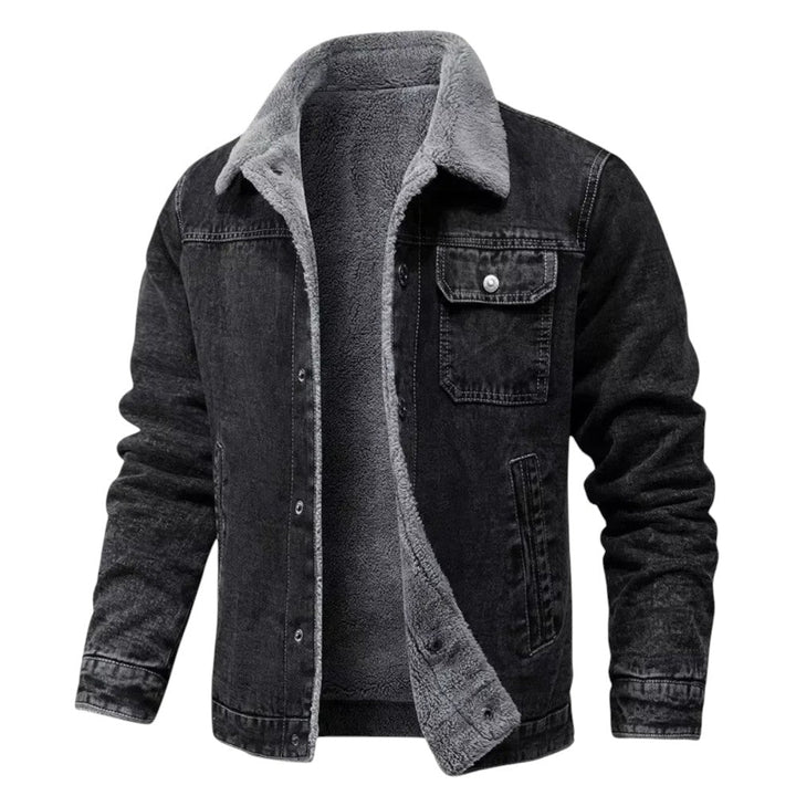 Logan | Veste d’hiver lavée avec doublure en polaire intégrale