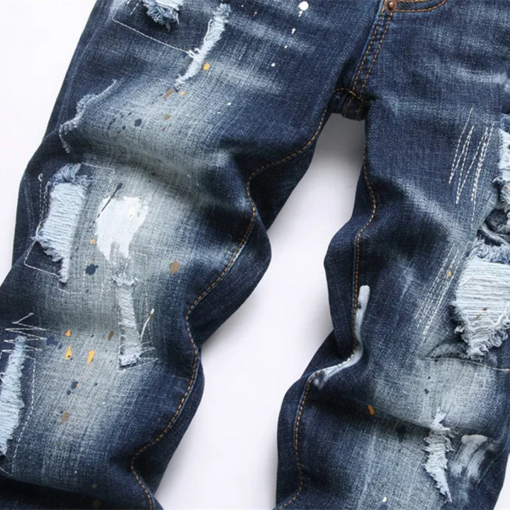 Jeans slim artistique Tyson